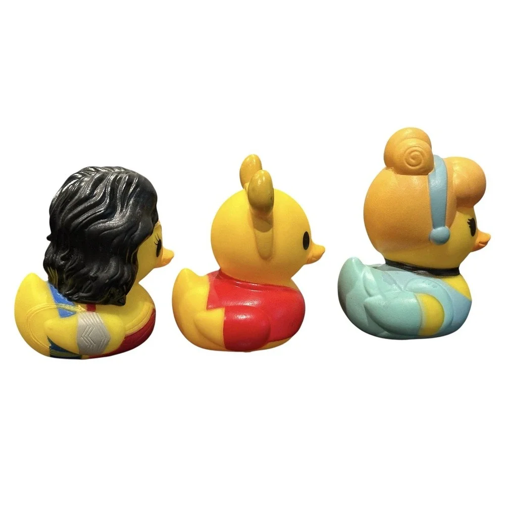 Lot‎ Of 5 Disney Duckz Jazwares Princess Cinderella Mermaid Wonder Woman Jasmine